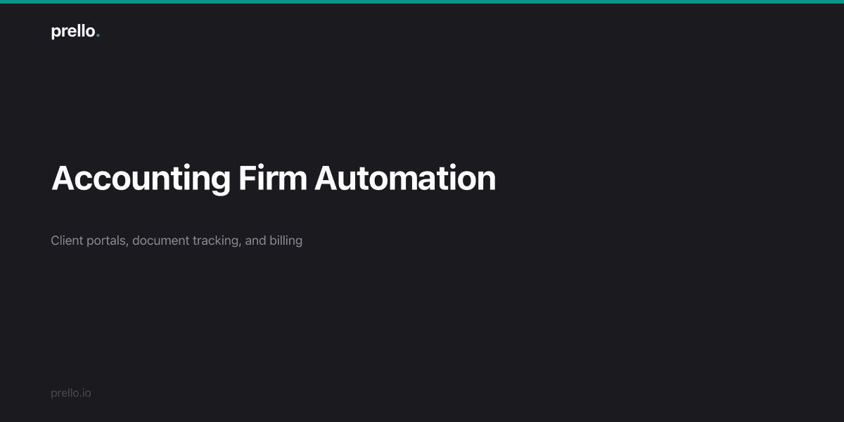 Accounting systems and client portals