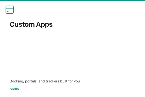 Custom business apps