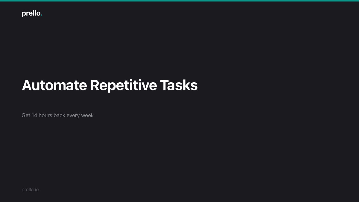 15 repetitive business tasks you can automate this month